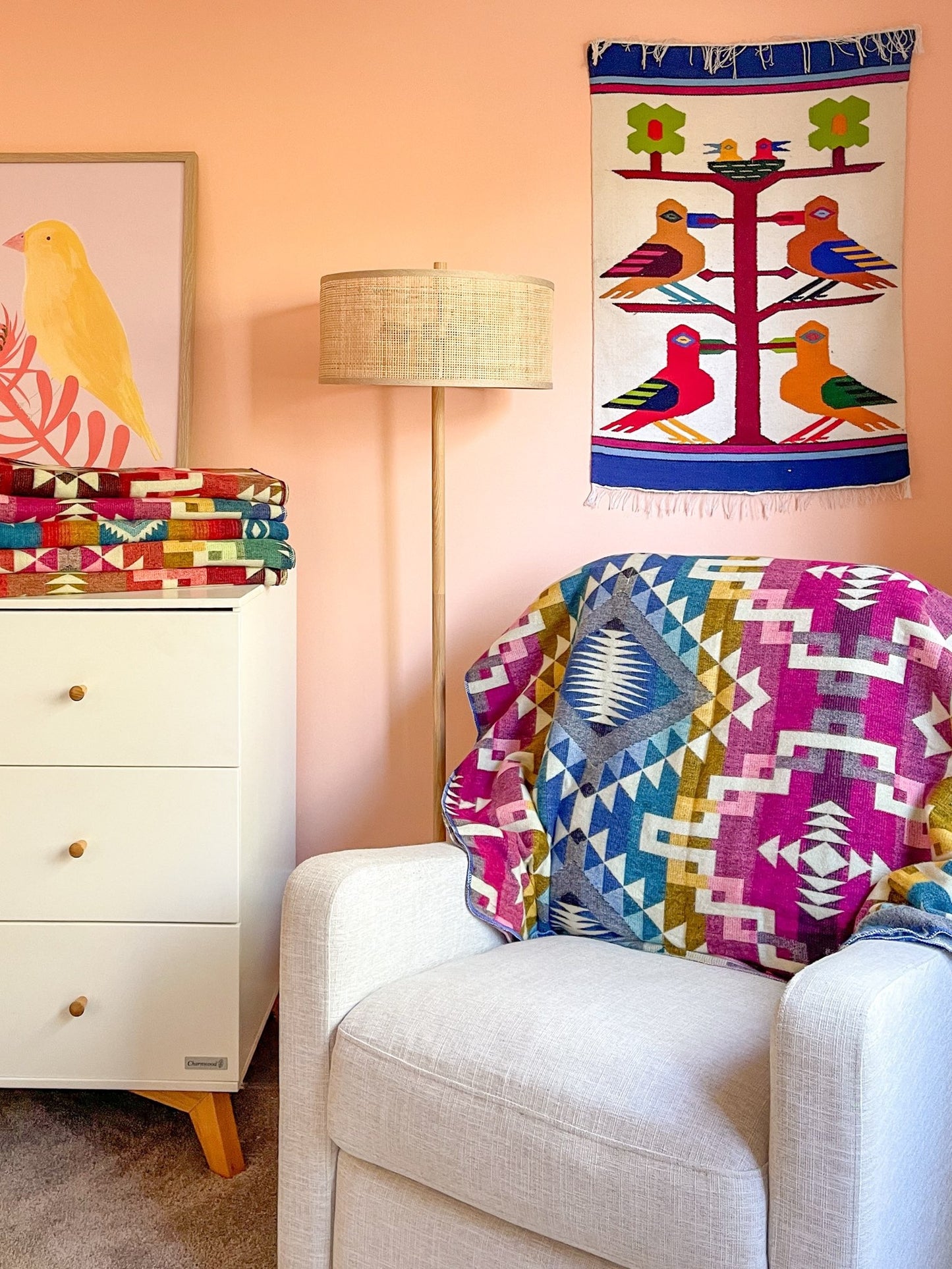 Serenity Magenta Blanket