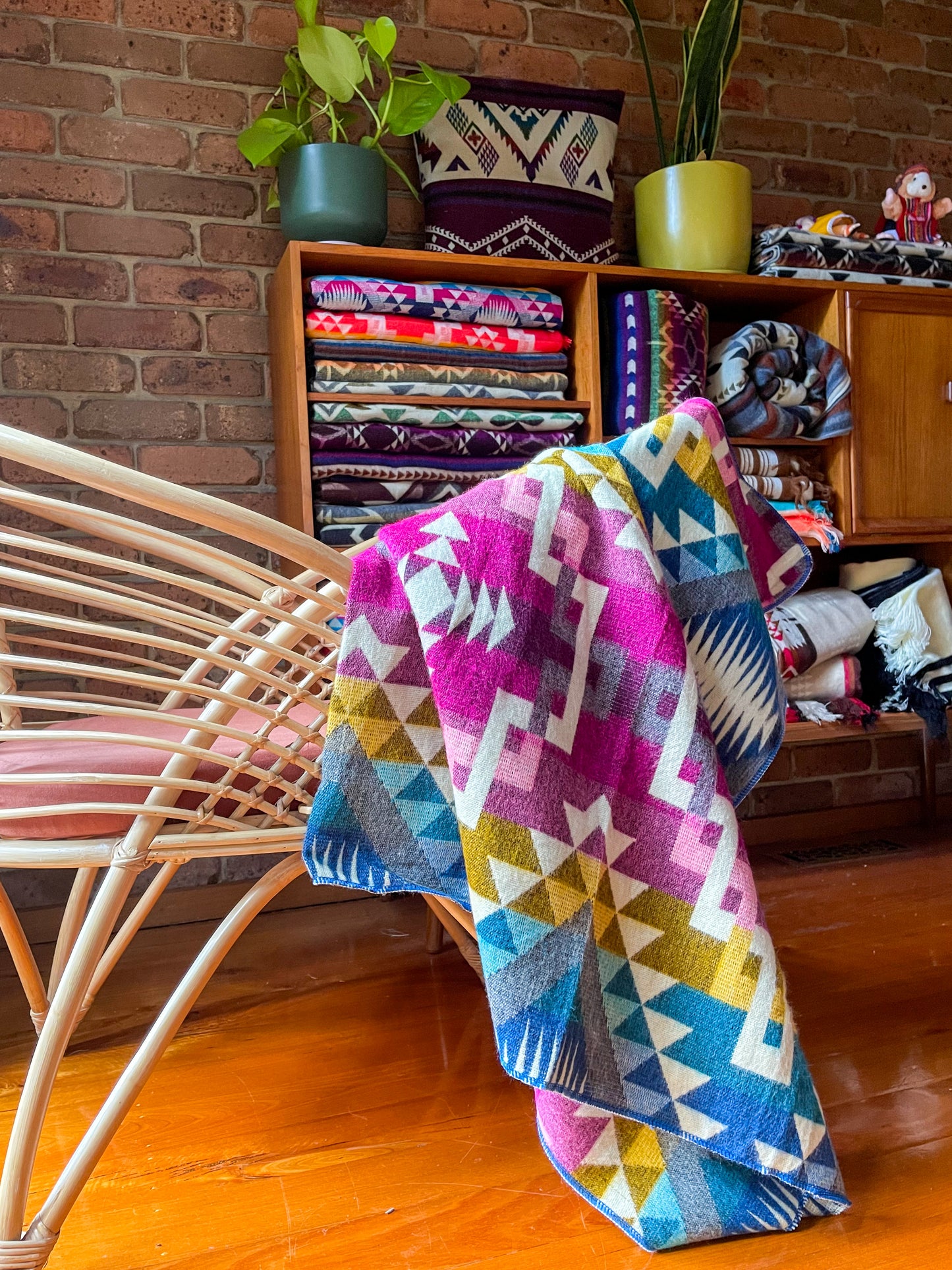 Serenity Magenta Blanket